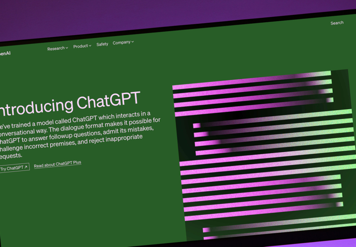 chatGPT on computer screen